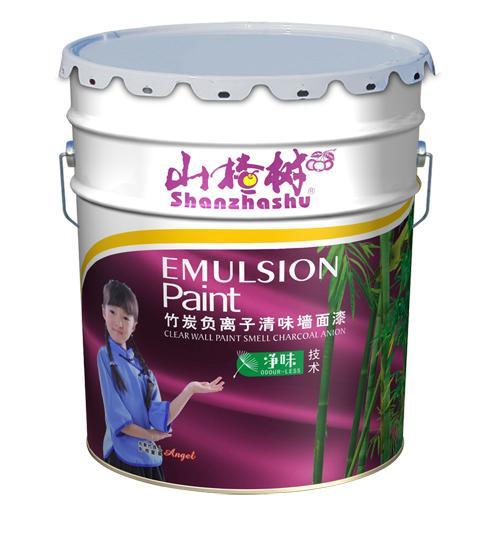 山楂树漆【竹炭负离子清味墙面漆】绿色养生环保涂料
